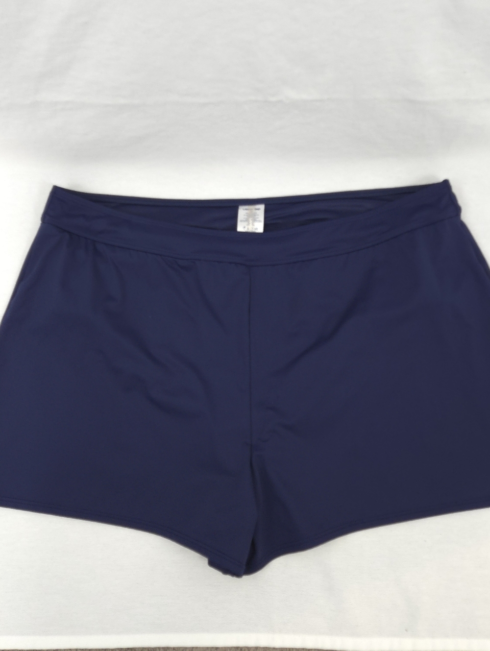 Land's End Women's Navy Swim Shorts/Bottoms With Built-in Panty